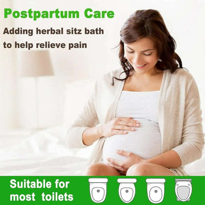 Portable Sitz Bath Tub for Toilet Seat – Hemorrhoid, Piles & Postpartum Recovery Soak